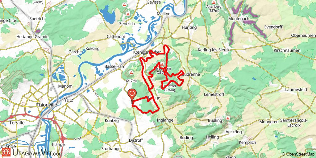  Moselle Rando VTT Valmestroff Koenigsmacker Oudrenne