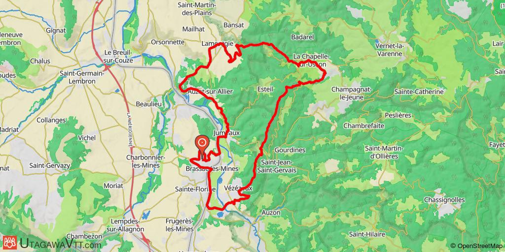 Sur les hauteurs de Brassac-les-Mines, Lamontgie et la Chapelle-sur-Usson