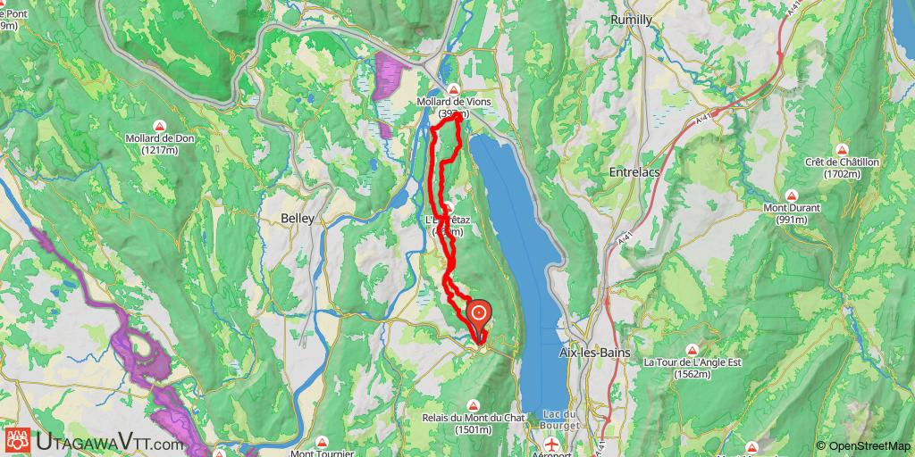 Triple boucle entre les lacs de Chevelu et Chanaz
