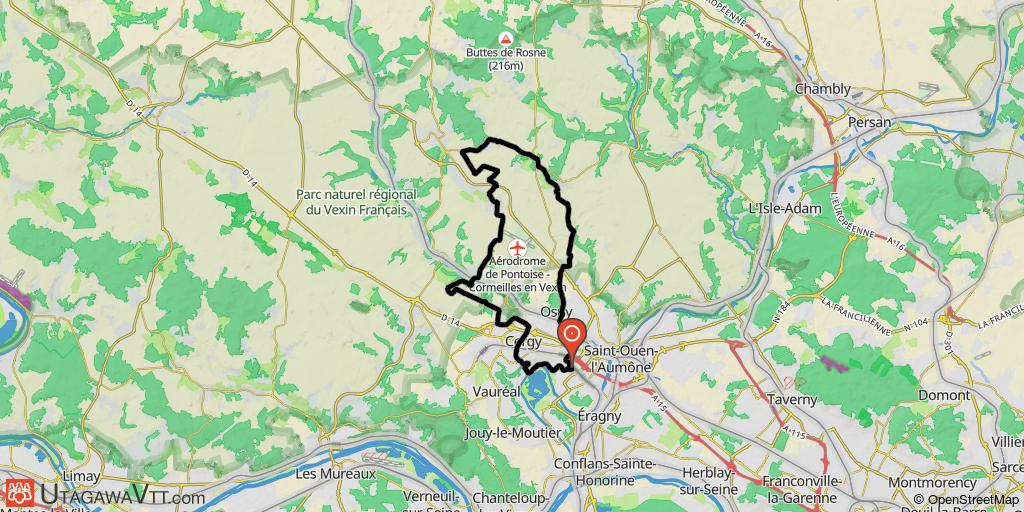Bréançon et le plateau du Vexin 