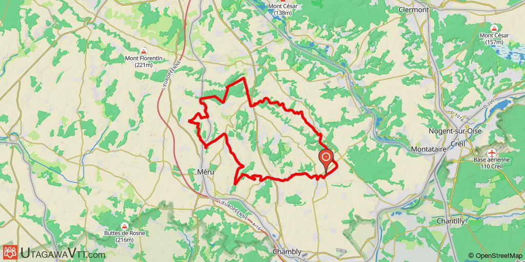 Circuit entre Ully-Saint-Georges & Andeville