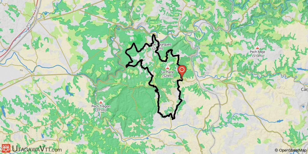 Boucle au pays des causses