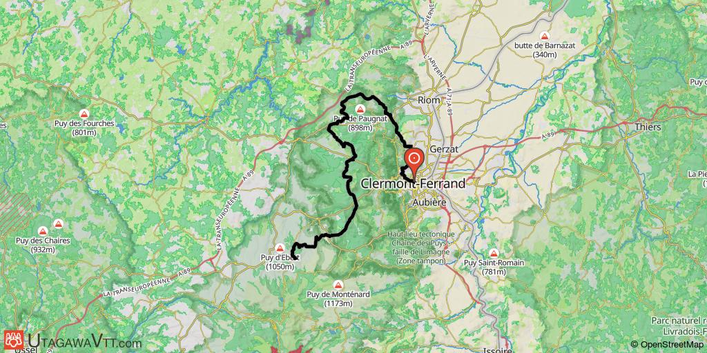 Grande Traversée du Massif Central - Clermont-Ferrand - Orcival (Etape 1/12)