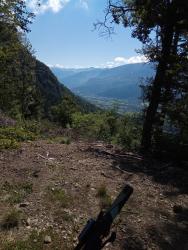 Col du Réray avec le Mont Blanc au fond