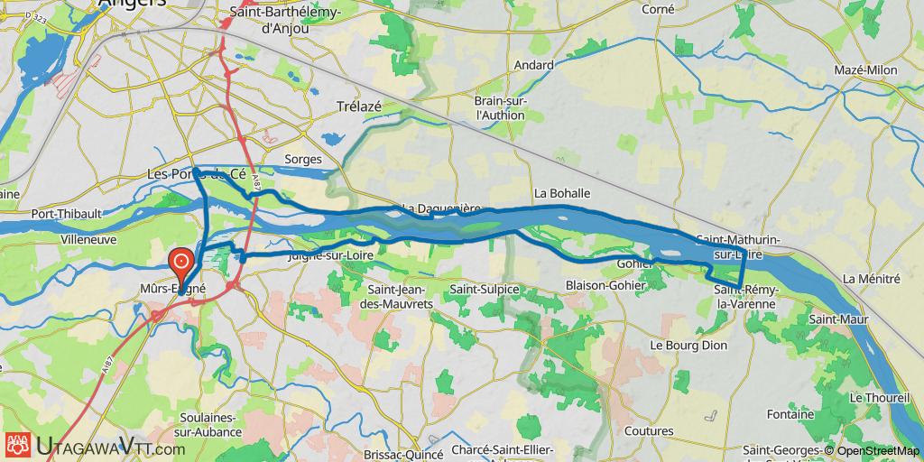Un tour de Loire depuis Mûrs-Erigné