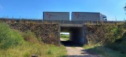 Entre Naves et Chalignat, passage sous l'A 71