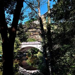 Rouzat, pont sur la Sioule et le viaduc