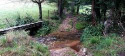 Traversée du ruisseau de la Cèpe (gué ou pont)