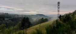 Paysage au dessus d'Amplepuis