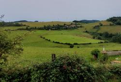 Vue sur le éoliennes