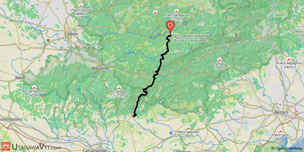 GTH - GT34 - Liaison La Salvetat - Caunes Minervois
