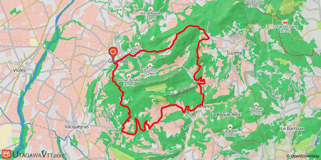 Dentelles de Montmirail - Circuit N°5 : Le pas de l'Aigle