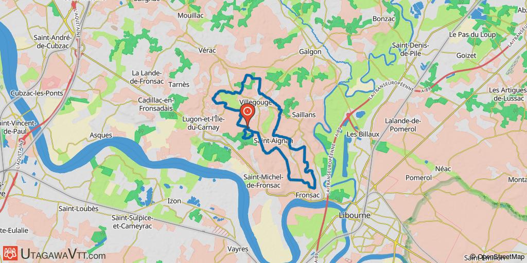 Petite boucle du Fronsadais depuis Meney