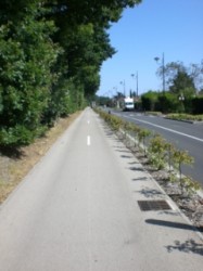 piste cyclable au nord de Vélizy