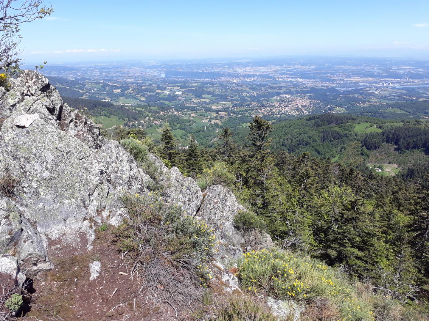 Montagne du Pilat de Pélussin à la Terrasse-sur-Dorlay