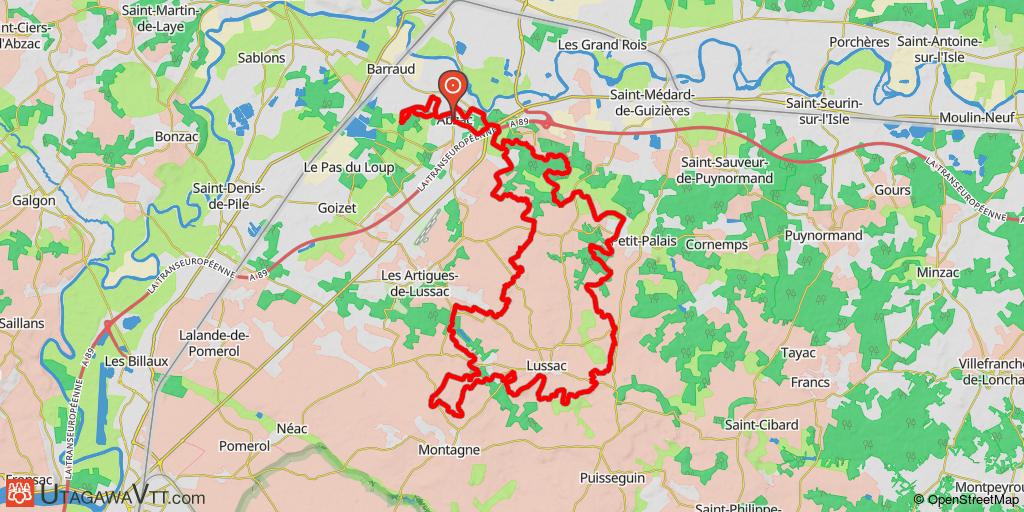 D'Abzac aux moulins de Calon