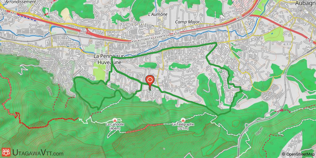 Petite boucle au départ de la Penne-sur-Huveaune