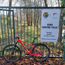 Vers le centre ville (grille   chicane)