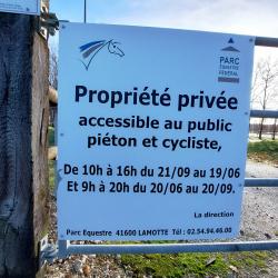 Horaires d'ouverture du Parc Équestre Fédéral à Lamotte-Beuvron