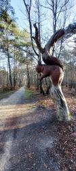Sulpture d'écureuil