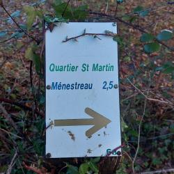 Indication des chemins de randonnée