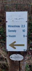 Indication des chemins de randonnée