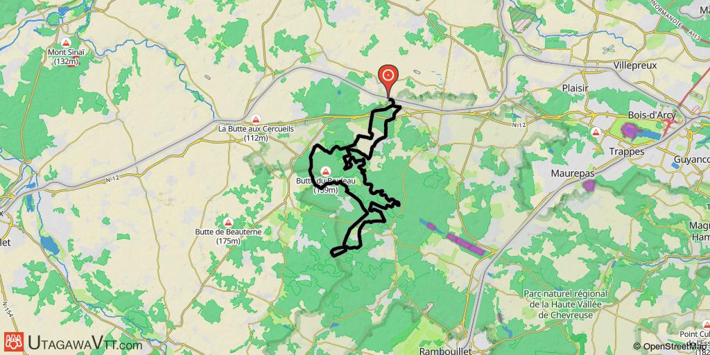 Tour en forêt de Rambouillet au départ de La Queue-les-Yvelines