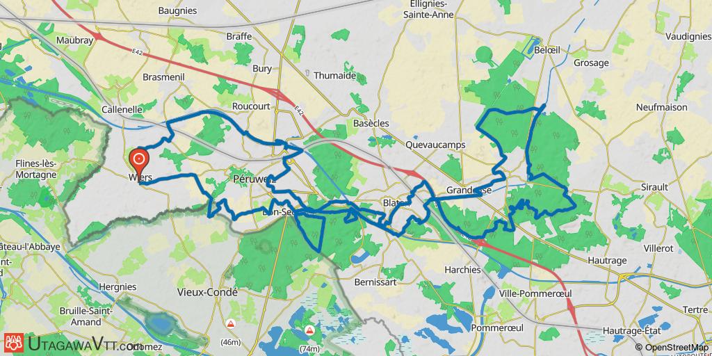 La "Forest track" au nord de Lille