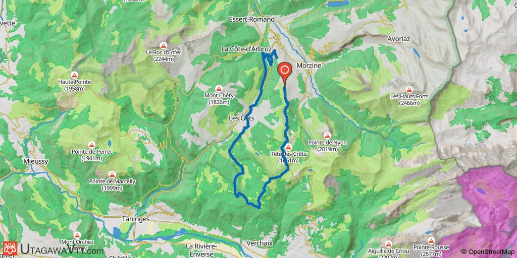 Morzine - Les Gets par les crêtes