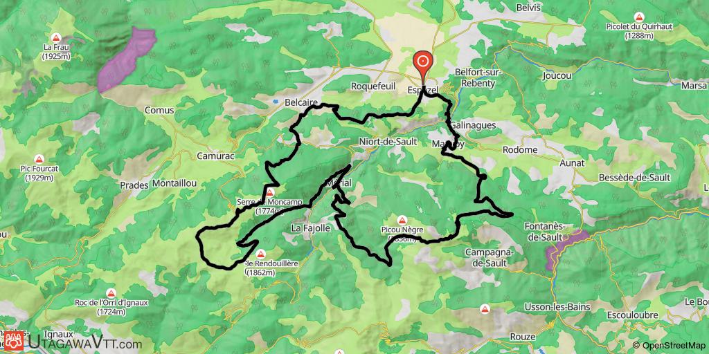 Espezel - Col Seillis - Roc de Quercourt