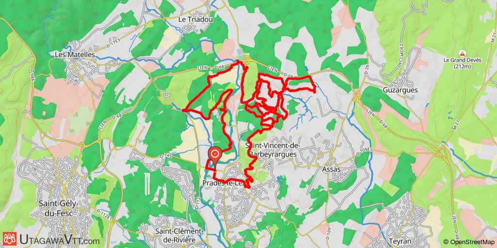 Des sources du Lez au bois de Rieucoulon