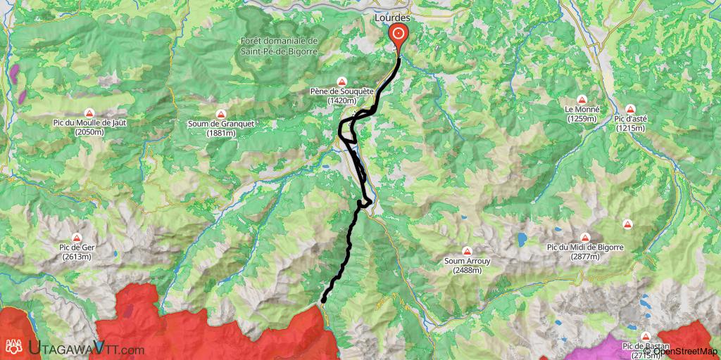 Cauterets par la voie verte et les berges du Gave