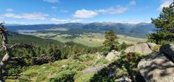 Vue sur les Angles et le Lac de Matemale
