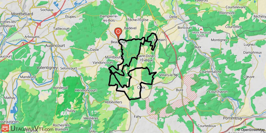 Rando de Beaucourt 2021 - 41 km