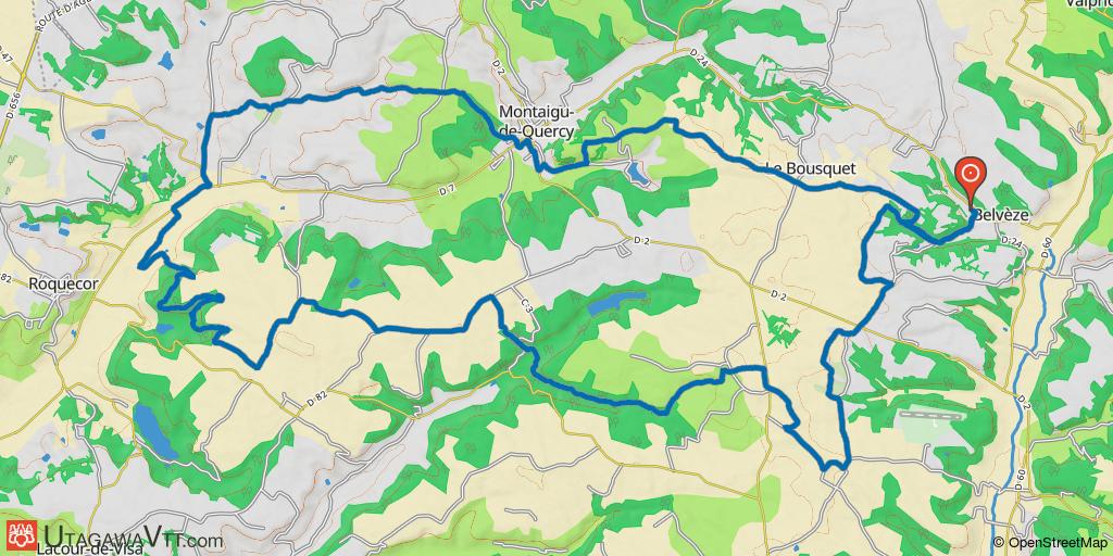 Entre Belvèze, Montaigu-de-Quercy et Roquecor