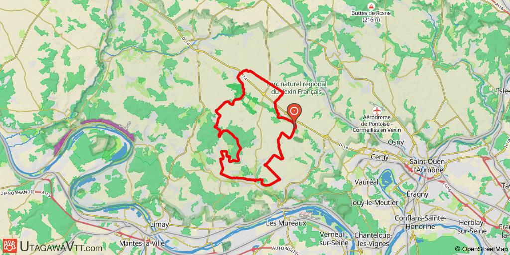 Tour en Vexin français au départ de Vigny