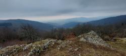 Point de vue sur les Monts du Beaujolais