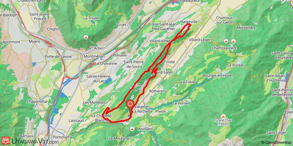 Détrier - Tours de Montmayeur - Hauteville