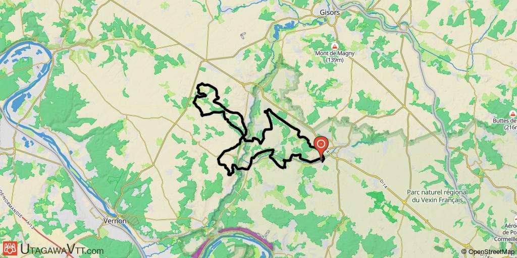 Circuit à cheval sur le Vexin français et le Vexin normand