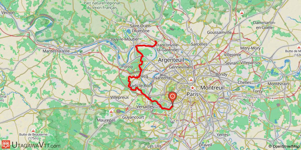 Raid  en forêt autour de Paris - Clamart - Beauchamp (Etape 1/4)