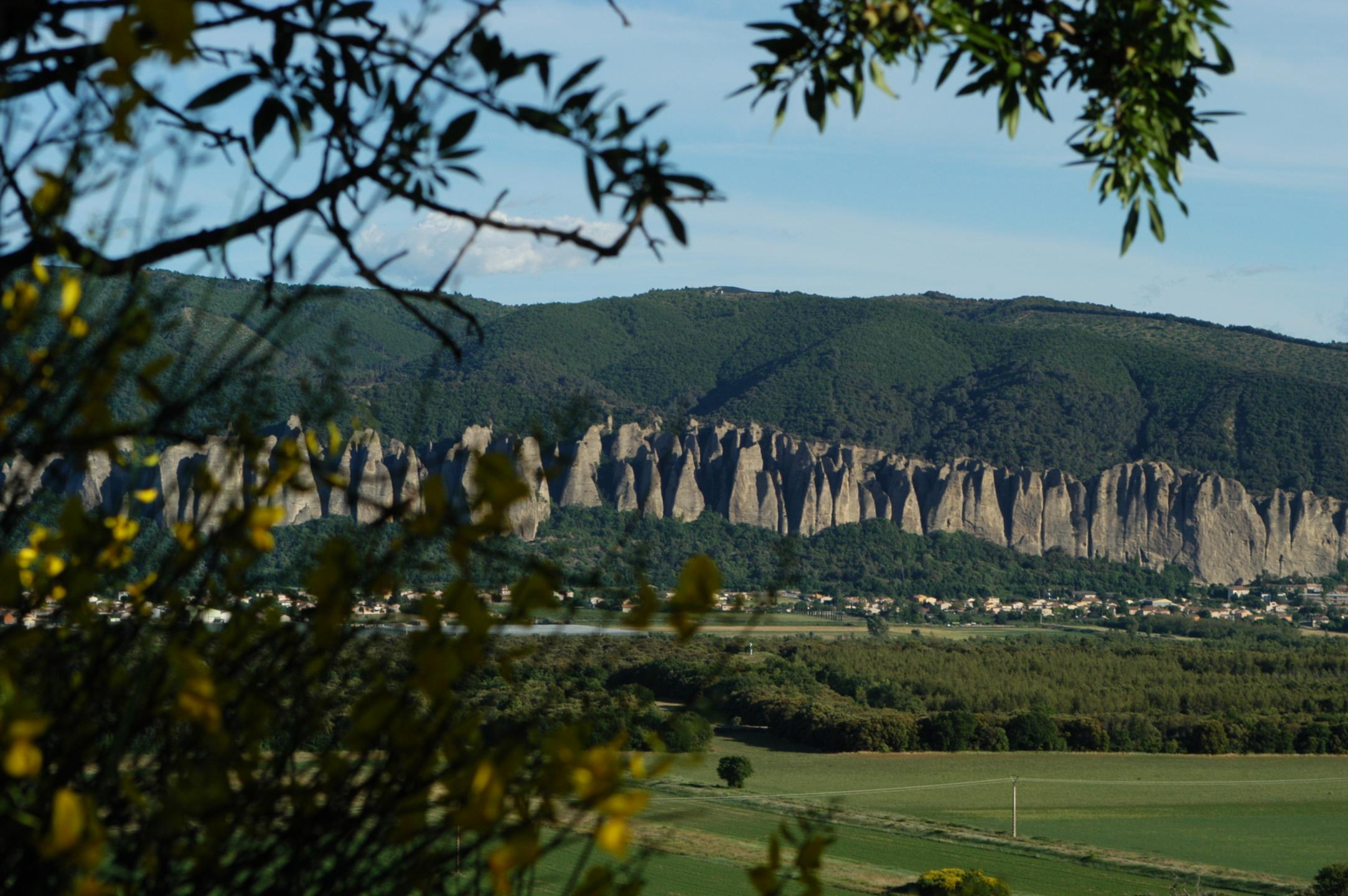 Domaine VTT Provence-Alpes, secteur Val de Durance - Circuit N°24 : Le Chemin des Oliviers - Les Mées