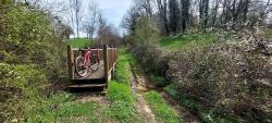 Passerelle ou gué sur le retour