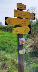  Balises des circuits VTT FFC de Cordelle