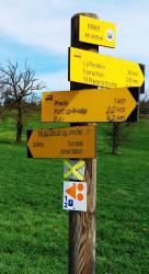  Balise des circuits VTT FFC de Cordelle