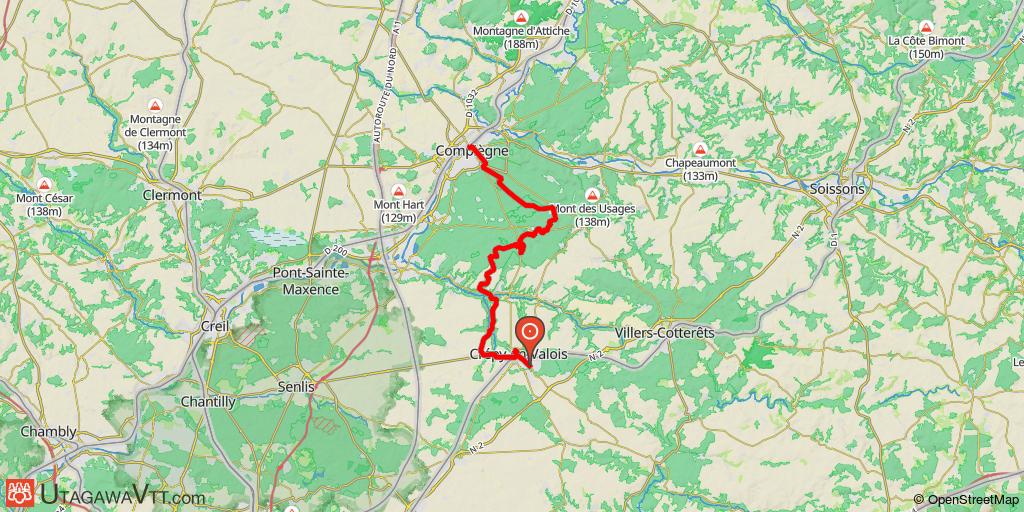 Raid en forêt autour de Paris - Crepy en Valois - Compiègne (Etape 4/4)