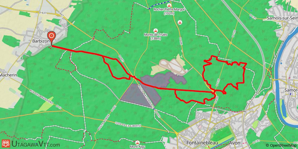 Barbizon - Parcours "Mountain Bikers Foundation"