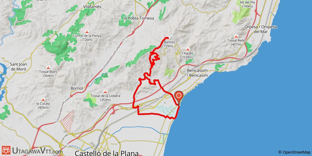 Benicasim - Sommet du Bartolo