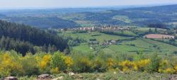 Mont Saint Cyr, vue sur Montmelard