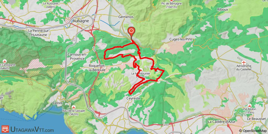 Aubagne - Cereyste - Moutonnier - Aubagne