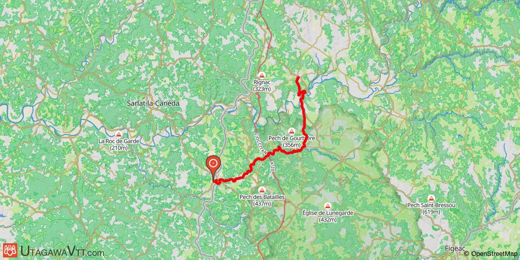 Tour du Lot - Etape 1/6 : Gourdon - Martel